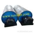 Transportband trommel rubber achterblijvende rolgordelpoelie